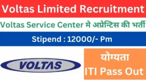 Voltas Limited Recruitment 
