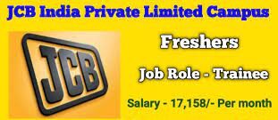 JCB India Limited Campus Placement