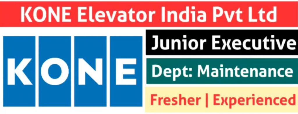KONE Elevator India Pvt Ltd. Recruitment