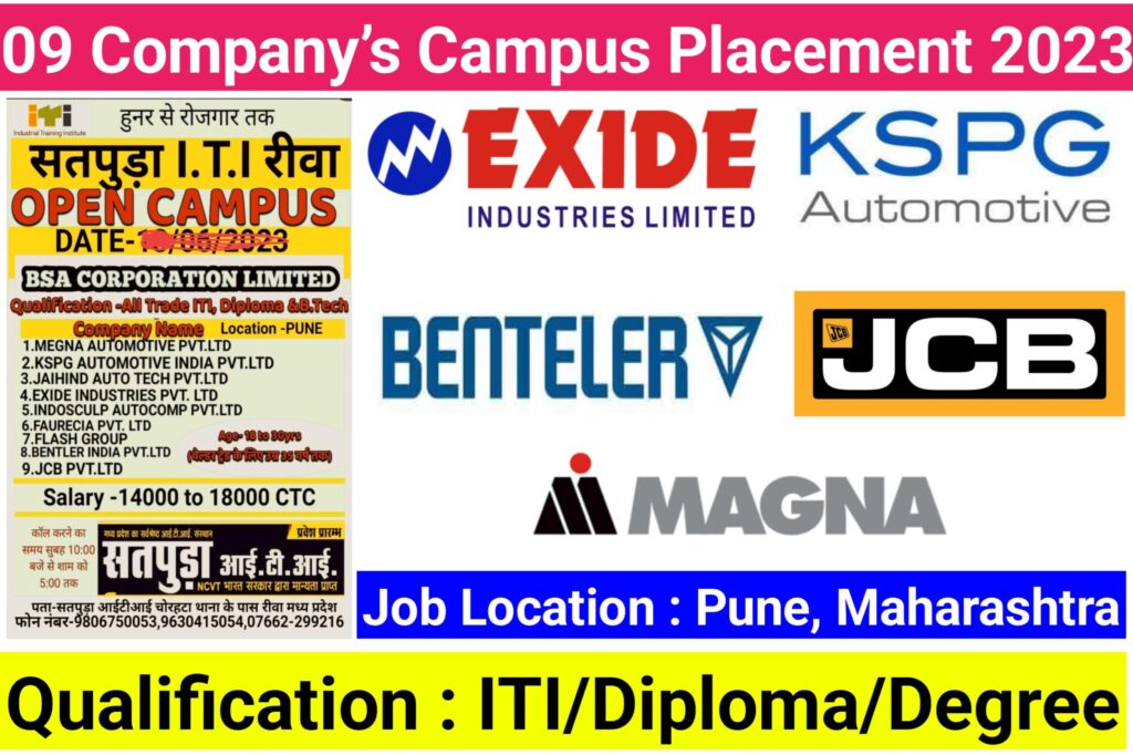 9 Company’s Campus Placement