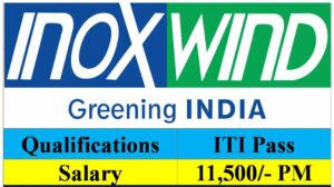 Inox Wind Limited Campus Placement