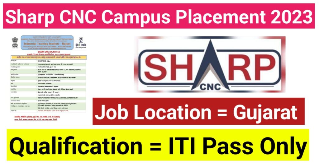 Sharp CNC Campus Placement