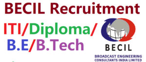 BECIL Recruitment 