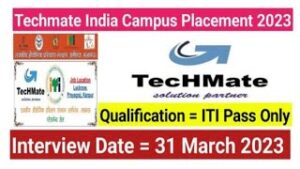 Techmate India Services Campus Placement