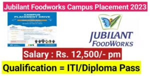 Jubilant FoodWorks Ltd. Campus Placement