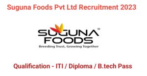 Suguna Foods Pvt Ltd Recruitment