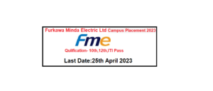 Furkawa Minda Electric Ltd Campus Placement