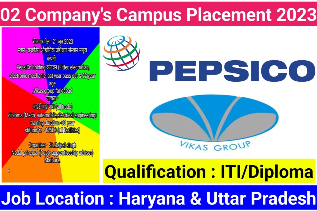 Vikas Group & PepsiCo Holding Campus Placement