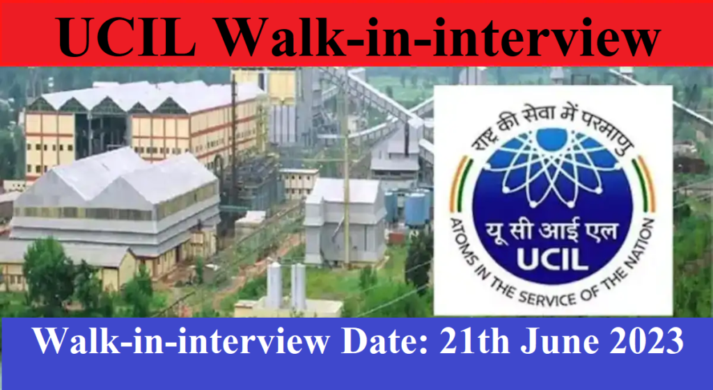 UCIL Walk-in-interview