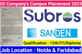 Sanden Vikas & Subros Limited Campus Placement