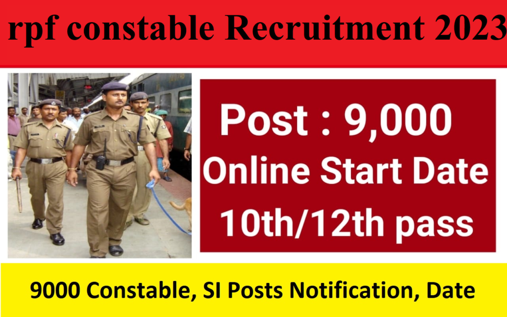 rpf constable Recruitment
