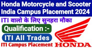 Honda Motorcycle & Scooter India Campus Placement