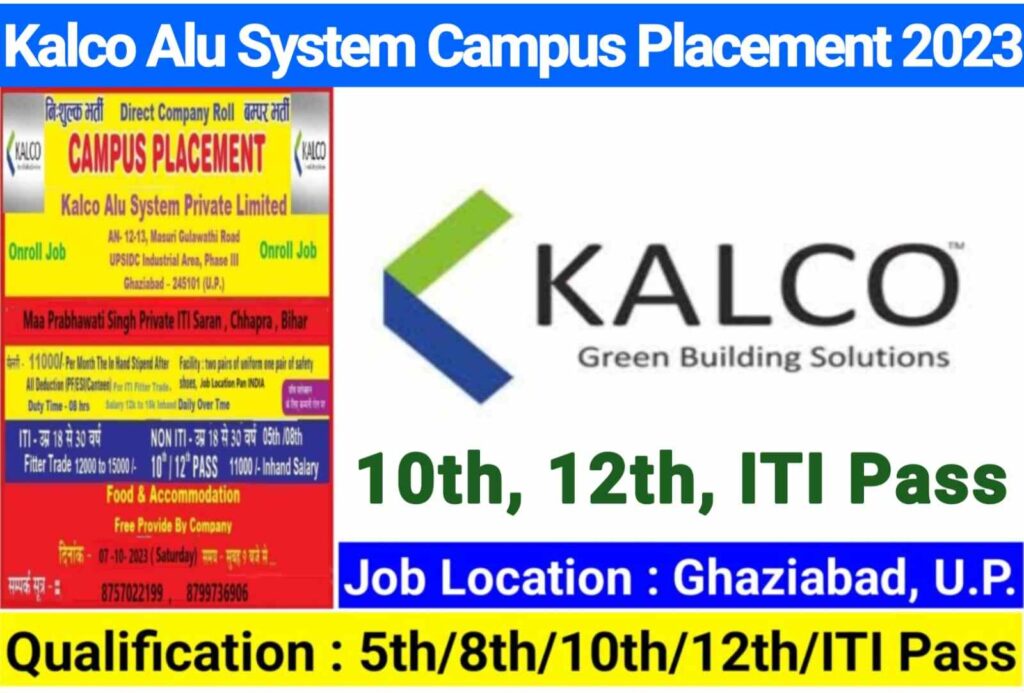 Kalco Alu System Campus Placement