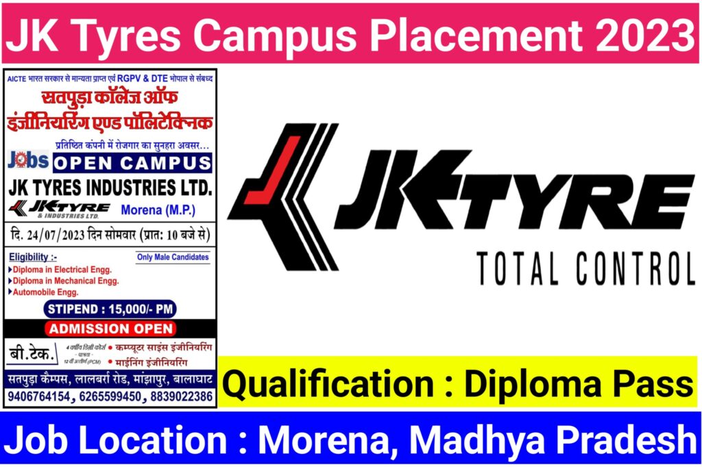 JK Tyres Industries Campus Placement