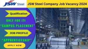 JSW Steel Campus Placement