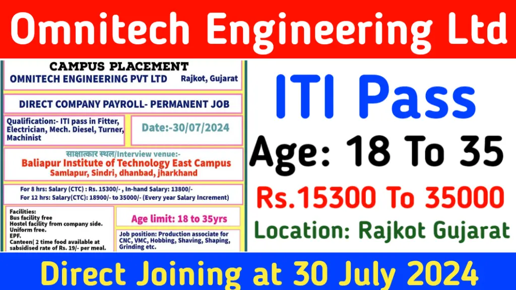Omnitech Engineering Campus Placement